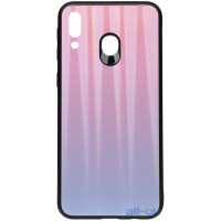 Чохол-накладка TOTO Aurora Print Glass Case Samsung Galaxy M20 Lilac