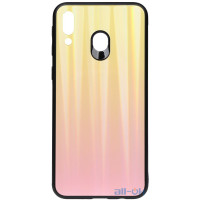Чохол-накладка TOTO Aurora Print Glass Case Samsung Galaxy M20 Pink