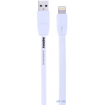 Кабель Remax Full Speed Lightning 2m White