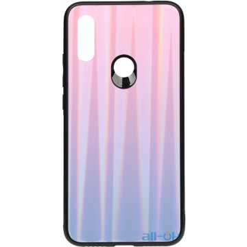Чохол-накладка TOTO Aurora Print Glass Case Xiaomi Redmi 7 Lilac