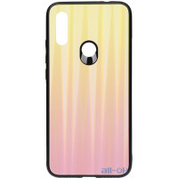 Чохол-накладка TOTO Aurora Print Glass Case Xiaomi Redmi 7 Pink