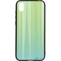 Чохол-накладка TOTO Aurora Print Glass Case Xiaomi Redmi 7A Green