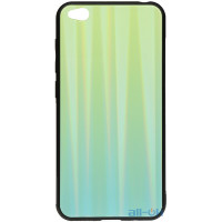 Чохол-накладка TOTO Aurora Print Glass Case Xiaomi Redmi Go Green