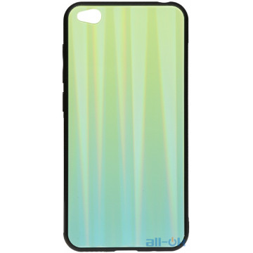 Чохол-накладка TOTO Aurora Print Glass Case Xiaomi Redmi Go Green