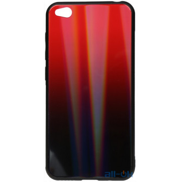 Чохол-накладка TOTO Aurora Print Glass Case Xiaomi Redmi Go Red