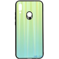 Чохол-накладка TOTO Aurora Print Glass Case Huawei P Smart 2019 Green