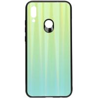 Чохол-накладка TOTO Aurora Print Glass Case Huawei P Smart 2019 Green