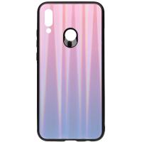 Чохол-накладка TOTO Aurora Print Glass Case Huawei P Smart 2019 Lilac