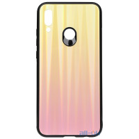 Чохол-накладка TOTO Aurora Print Glass Case Huawei P Smart 2019 Pink
