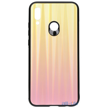 Чохол-накладка TOTO Aurora Print Glass Case Huawei P Smart 2019 Pink