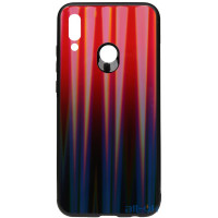Чохол-накладка TOTO Aurora Print Glass Case Huawei P Smart 2019 Red