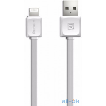 Кабель Remax Fast Data Lightning 1m White