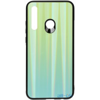 Чохол-накладка TOTO Aurora Print Glass Case Huawei P Smart Plus 2019 Green