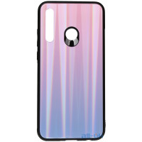 Чохол-накладка TOTO Aurora Print Glass Case Huawei P Smart Plus 2019 Lilac