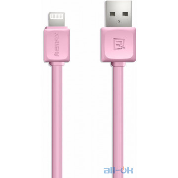 Кабель Remax Fast Data Lightning 1m Pink