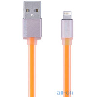 Кабель Remax Colourful Lightning 1m Orange