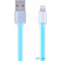 Кабель Remax Colourful Lightning 1m Blue