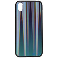 Чохол-накладка TOTO Aurora Print Glass Case Huawei Y5 2019 Blue