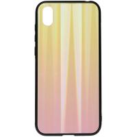 Чохол-накладка TOTO Aurora Print Glass Case Huawei Y5 2019 Pink