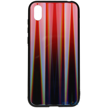 Чохол-накладка TOTO Aurora Print Glass Case Huawei Y5 2019 Red