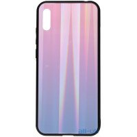 Чохол-накладка TOTO Aurora Print Glass Case Huawei Y6 2019 Lilac