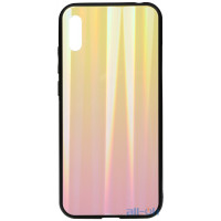 Чохол-накладка TOTO Aurora Print Glass Case Huawei Y6 2019 Pink