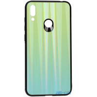Чохол-накладка TOTO Aurora Print Glass Case Huawei Y7 2019 Green