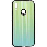Чохол-накладка TOTO Aurora Print Glass Case Huawei Y7 2019 Green