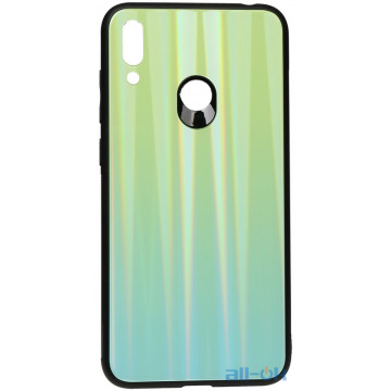 Чохол-накладка TOTO Aurora Print Glass Case Huawei Y7 2019 Green