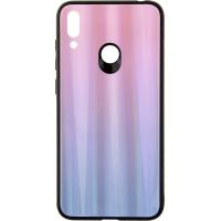 Чохол-накладка TOTO Aurora Print Glass Case Huawei Y7 2019 Lilac