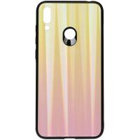 Чохол-накладка TOTO Aurora Print Glass Case Huawei Y7 2019 Pink