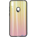 Чохол-накладка TOTO Aurora Print Glass Case Huawei Y7 2019 Pink — інтернет магазин All-Ok. фото 1