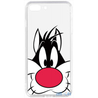 Чохол-накладка TOTO Acrylic+TPU Print Case Apple iPhone 7 Plus/8 Plus #11 Cat Nose Transparent