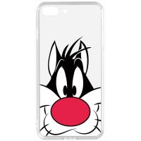 Чохол-накладка TOTO Acrylic+TPU Print Case Apple iPhone 7 Plus/8 Plus #11 Cat Nose Transparent