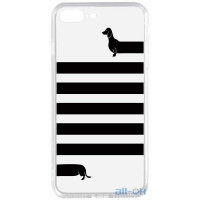 Чохол-накладка TOTO Acrylic+TPU Print Case Apple iPhone 7 Plus/8 Plus #25 Taksa Transparent