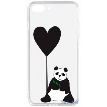 Чохол-накладка TOTO Acrylic+TPU Print Case Apple iPhone 7 Plus/8 Plus #53 Panda B Transparent