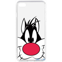 Чохол-накладка TOTO Acrylic+TPU Print Case Apple iPhone 7/8 #11 Cat Nose Transparent