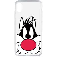 Чохол-накладка TOTO Acrylic+TPU Print Case Apple iPhone X/XS #11 Cat Nose Transparent