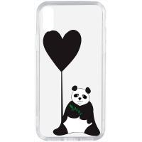 Чохол-накладка TOTO Acrylic+TPU Print Case Apple iPhone X/XS #53 Panda B Transparent