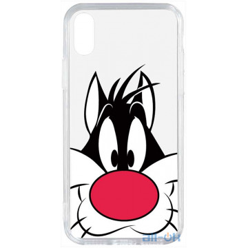Чохол-накладка TOTO Acrylic+TPU Print Case Apple iPhone XS Max #11 Cat Nose Transparent