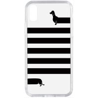 Чохол-накладка TOTO Acrylic+TPU Print Case Apple iPhone XS Max #25 Taksa Transparent