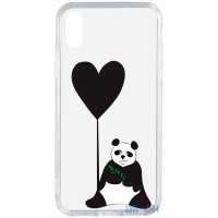 Чохол-накладка TOTO Acrylic+TPU Print Case Apple iPhone XS Max #53 Panda B Transparent
