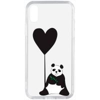 Чохол-накладка TOTO Acrylic+TPU Print Case Apple iPhone XS Max #53 Panda B Transparent