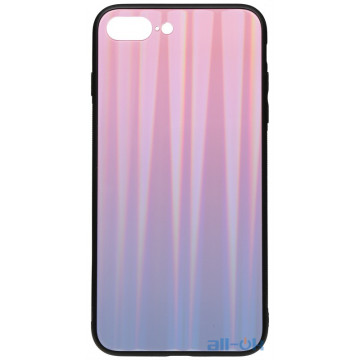 Чохол-накладка TOTO Aurora Print Glass Case Apple iPhone 7 Plus/8 Plus Lilac