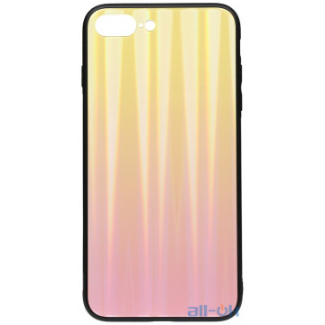 Чохол-накладка TOTO Aurora Print Glass Case Apple iPhone 7 Plus/8 Plus Pink