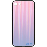 Чохол-накладка TOTO Aurora Print Glass Case Apple iPhone 7/8 Lilac			