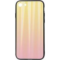 Чохол-накладка TOTO Aurora Print Glass Case Apple iPhone 7/8 Pink		