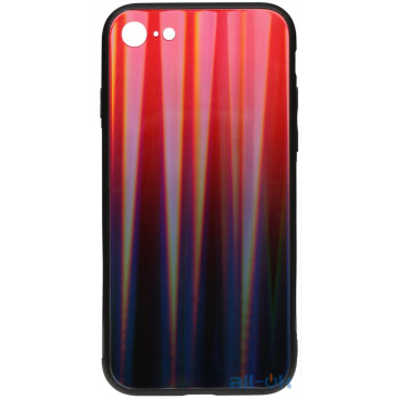 Чохол-накладка TOTO Aurora Print Glass Case Apple iPhone 7/8 Red