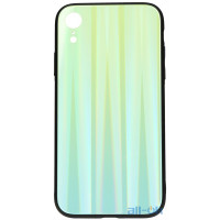Чохол-накладка TOTO Aurora Print Glass Case Apple iPhone XR Green