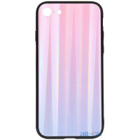 Чохол-накладка TOTO Aurora Print Glass Case Apple iPhone XR Lilac